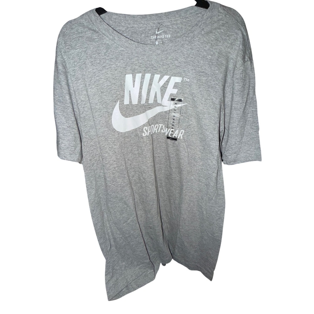 Nike Sportswear Futura Icon Mens XL Grey NWT BV0620-063 Graphic Tee